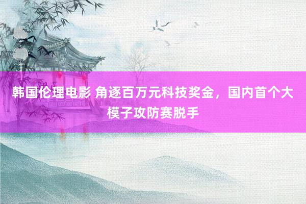 韩国伦理电影 角逐百万元科技奖金，国内首个大模子攻防赛脱手