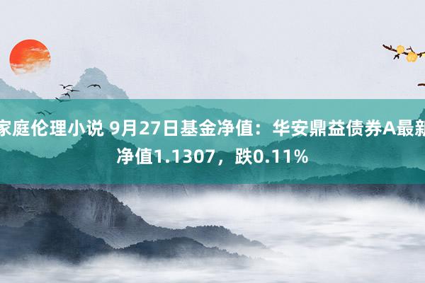 家庭伦理小说 9月27日基金净值：华安鼎益债券A最新净值1.1307，跌0.11%