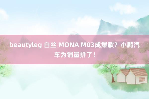 beautyleg 白丝 MONA M03成爆款？小鹏汽车为销量拼了！