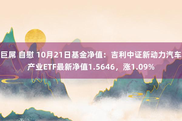 巨屌 自慰 10月21日基金净值：吉利中证新动力汽车产业ETF最新净值1.5646，涨1.09%