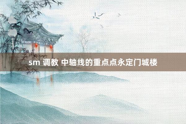 sm 调教 中轴线的重点点永定门城楼